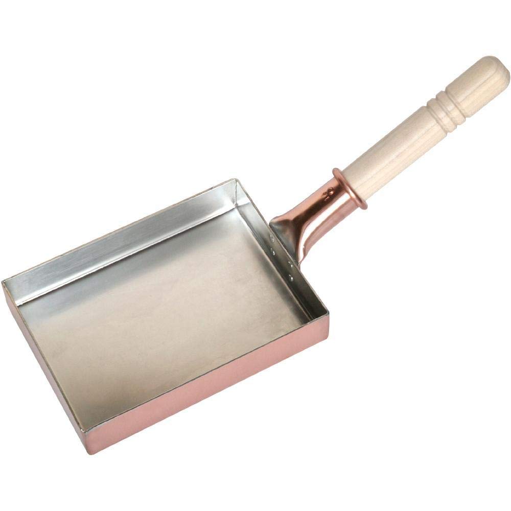 Amazon｜中村銅器製作所 銅製 卵焼き鍋 長形 12cm｜玉子焼き器
