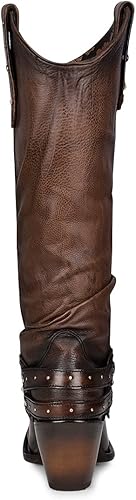 Miniatura 5 de Cuadra Botas altas para mujer en piel bovina marrón