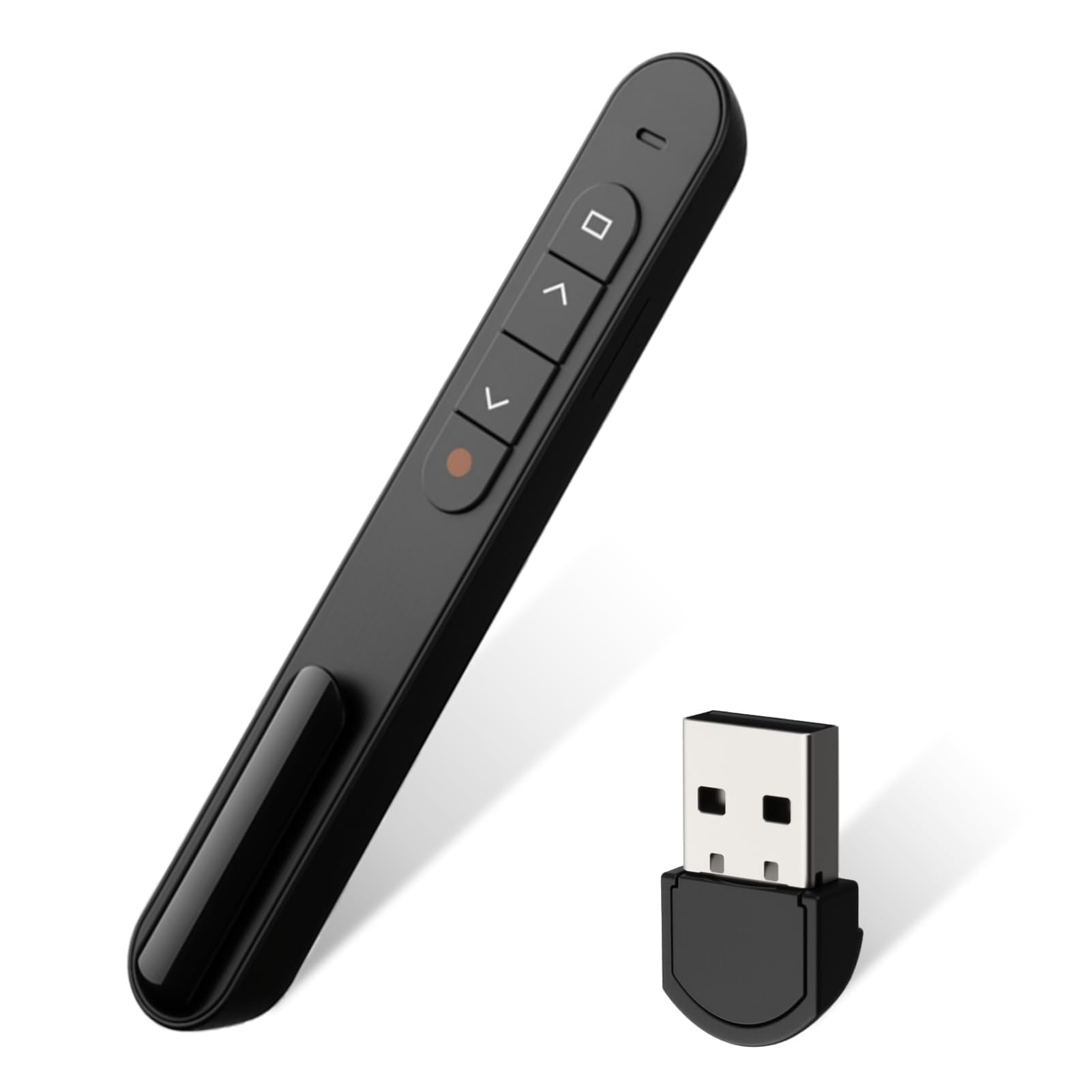 Presentation Clickers 2 in 1 USB Type C Clicker for PowerPoint Wireless Presenter Remote 2.4GHz Hyperlink Volume Presentation Clicker Slide Advancer PPT Tool for Computer Laptop Classroom Conference