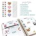 Mrs. Grossman's All Heart Gift Box with 3 Sticker Rolls Including Over 175 Heart Stickers in 3 Different Sizes - Premium Finish for Collecting, Scrapbooking and Decoration, Kids and Adults