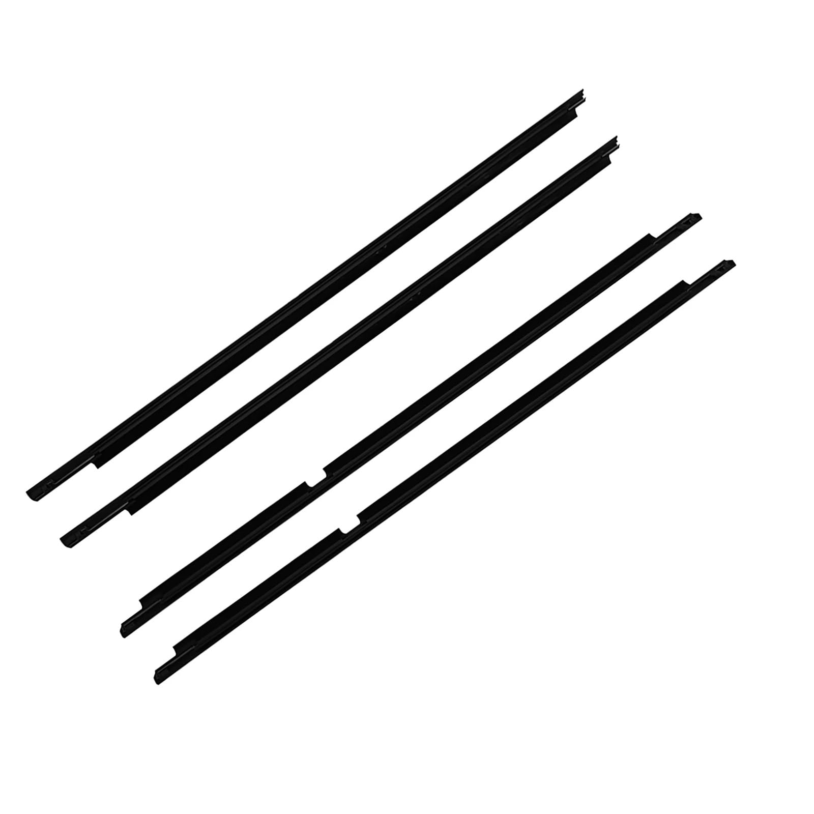 Glilar One Color Automotive Window Seals Compatible With Toyota For Land For Cruiser Lc100 1998-2007 Window Weatherstrip Rubber Trim Seal Belt Sealing Strips 75730-60041