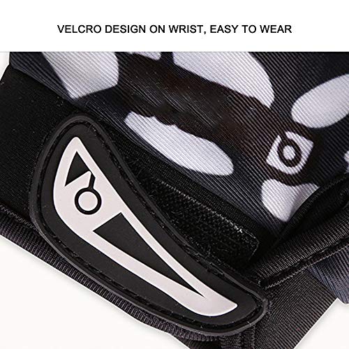 Sangmei Luvas de ciclismo Luvas para motos de bicicleta BTT Luvas quentes Luvas de gel antiderrapant