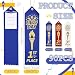 Thiccywoov 90 Pcs Field Day Ribbons for 1st, 2nd, 3rd Place, 8" x 2" Field Award Ribbons with Event Card and String for Sports Event, Competition Prize Gift, Contest Ornaments