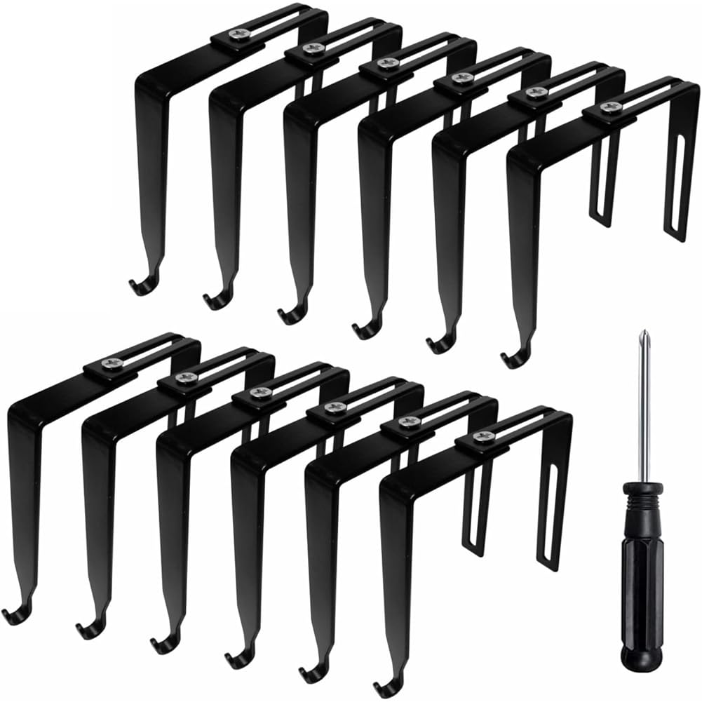 Hndhbfgrt Black Cubicle Hangers Universal Partition Hanger Set Door Mirror Hanger Cubicle Wall Hooks Adjusted To