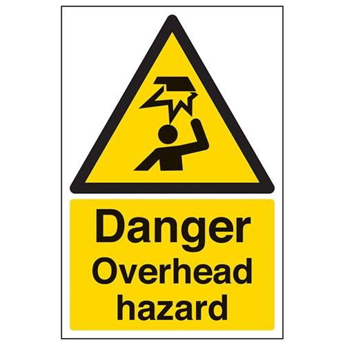 vsafety 63018 au-s Danger Fragile tetto Warning Sign generale, Autoadesivo, ritratto, 200 mm x 300 mm, colore: nero/giallo