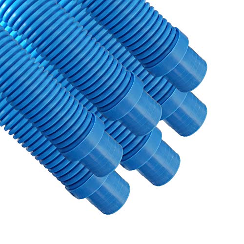 Puri Tech Universal Swimming Pool Cleaner Durable Hose 48 Long Blue Color 6 Pack Fit Including Hayward Navigator, Vac Ultra, AquaBug, Polaris ATV and More