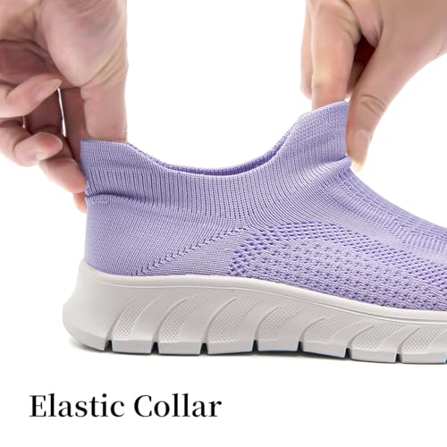 Womens Walking Running Shoes Slip on Tennis Workout Sneakers Non-Slip Ladies Athletic Comfort Casual Fashion Lightweight Breathable Mesh2