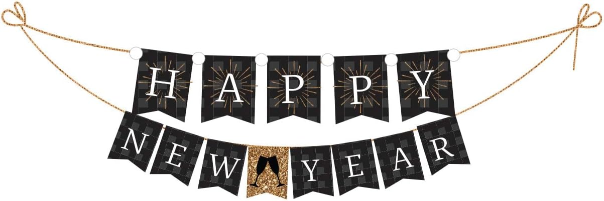 Briarwood Lane Happy New Year String Banner