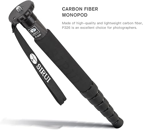 Miniatura 9 de SIRUI P-326 - Monopié de fibra de carbono de 6 secciones