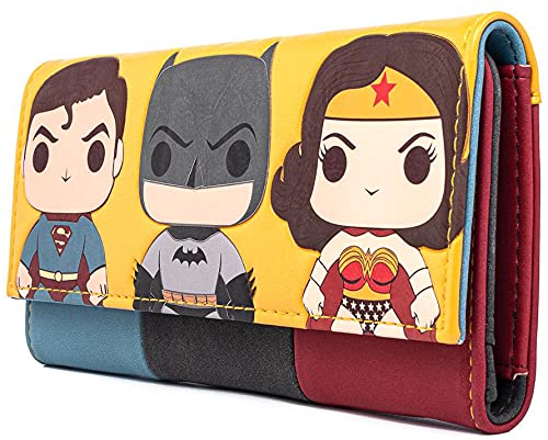 Loungefly x Funko POP! DC Comics Super Trio Tri-Fold Wallet2