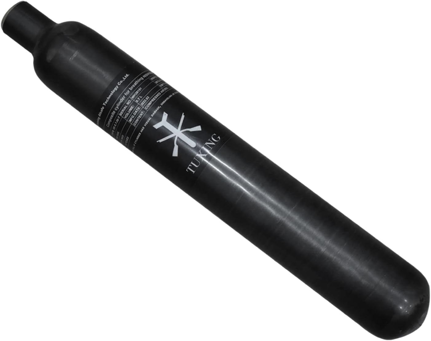 TUXING 30Mpa 4500Psi Carbon Fiber HPA Tank,0.7L 42Cu in 700cc Composite Cylinder Paintball Hunting for PCP Air Rifle Gun Daystateand FX Thread M18 * 1.5