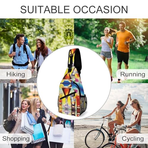 Mochila tipo bandolera deportiva urbana casual para adultos miniatura 6
