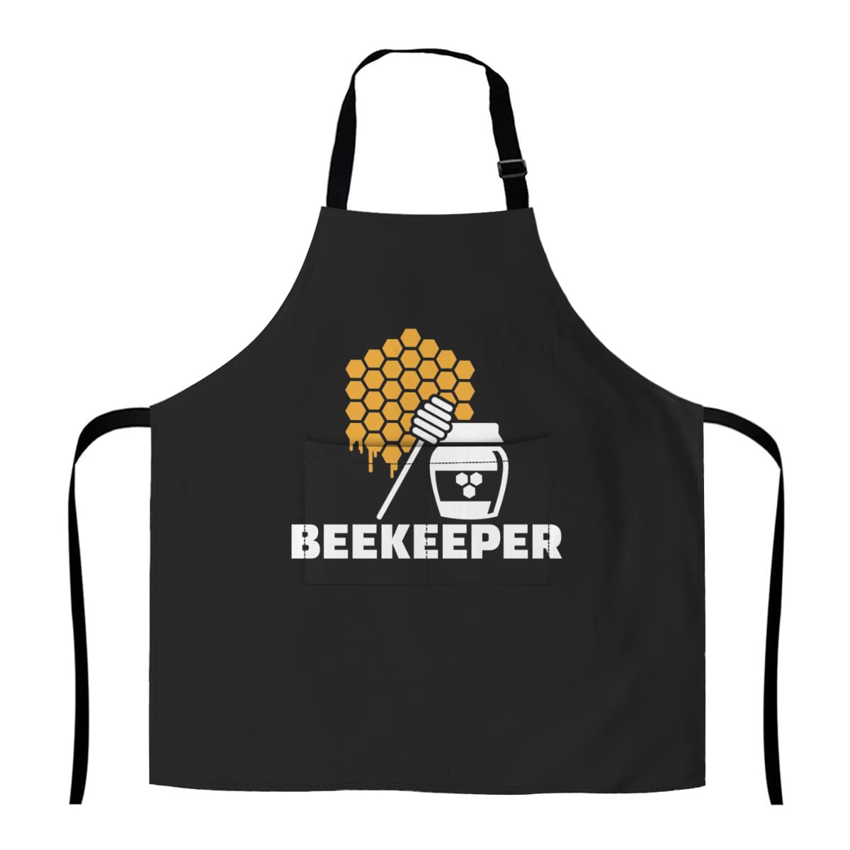 874 Unisex Apron 367 Artist Apron, Bee Beehive Beekeeper Kitchen Apron Novelty Bib Apron Durable Kitchen Pinafore For Wife Grilling Painter