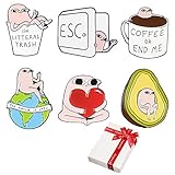 ♥ Materialien: Lustige Kreative Pin aus langlebigen harten Emaille, einzigartiges und exquisites Design mit angenehmen rosa und Helligkeit, wird diese Prinzessin zurück zur Schule Pin wird perfekt auf.