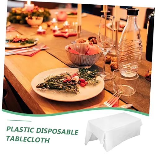 Nappe blanche lot de 11 pièces COLLBATH imperméable pour table de buffet - 4