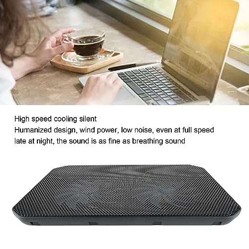 Base de refrigeración para laptop con luces LED y ventilador silencioso miniatura 6