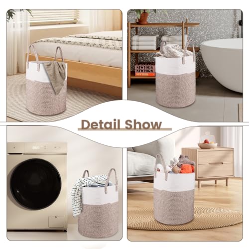 Panier de rangement pour jouets et linge résistant Lannvan 40cm - 7