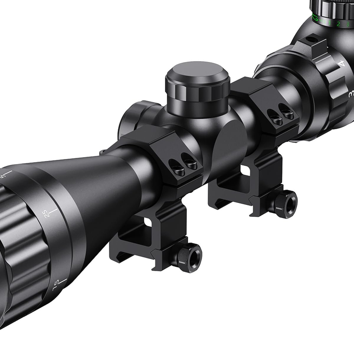 Anelli per cannocchiale da 1 Pollice ad Alto Profilo per Guida Picatinny da 20 mm, 2 Pezzi