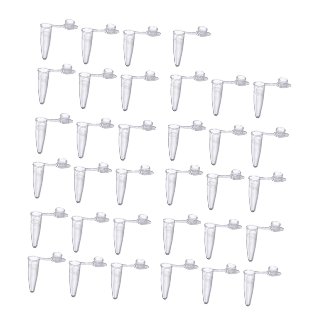 Microcentrifuge Tube 0.2ml Plastic Container with Cap Laboratory Supplies Polypropylene Leakproof