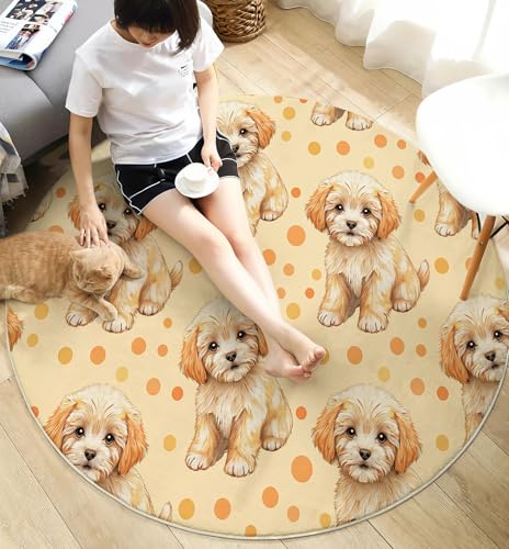 Tapis moelleux de qualité supérieure motif Kronfldog salon - 3