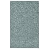 Garland Rug Ivy 3 Ft. X 5 Ft. Sea Foam Blue Geometric Solid Color Area Rug - Durable, Stylish, and Soft Rug for Living Rooms, Hallways, Bedrooms, and High-Traffic Areas