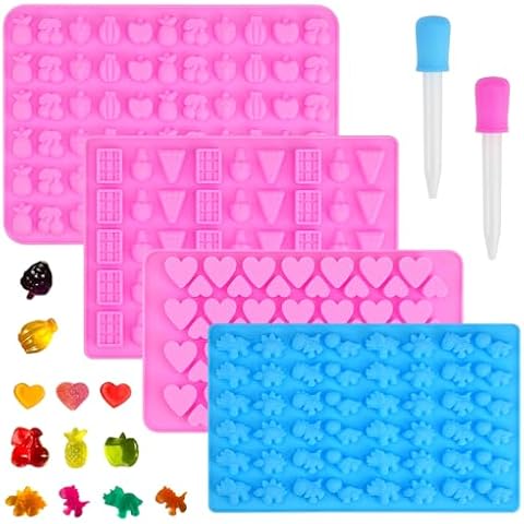BUZIFU Silicone Moulds Set with Droppers Cover