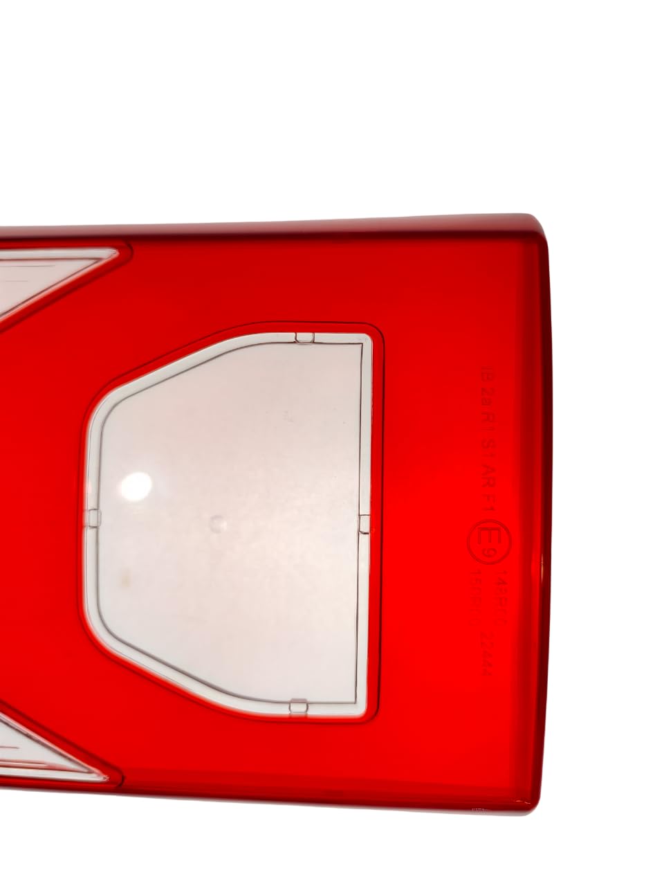2 x Rücklichtglas Rückleuchtenglas Lichtscheibe Glas Rückleuchten Heckleuchten für Mercedes Actros MP5 LKW Anhänger E-MARK Rot Weiß
