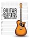 Guitar Music Book Tablature: Guitar Chord, Standard Staff & Tablature (music notebook for guitar)