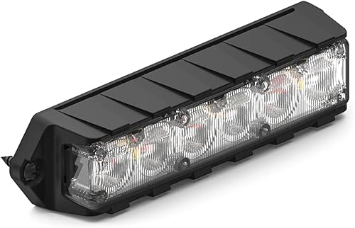 Miniatura 7 de Feniex Industries - Luces de advertencia LED profesionales de montaje en superficie de Fusion-S (azul) para emergencias, obras públicas y grúas
