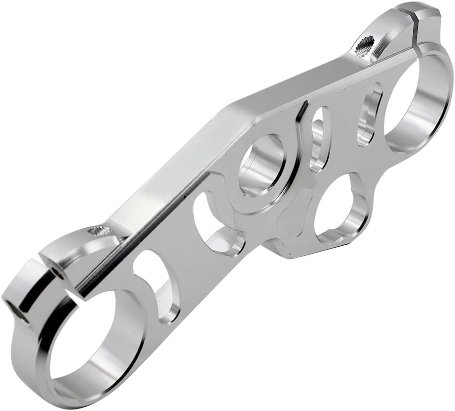 CNC Motorcycle Lowering Triple Tree Front End Upper Top Clamp Compatible with GSXR1000 2007-2008, GSXR600 GSXR750 2006-2009