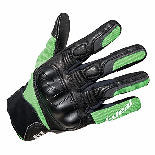 アイディール(IDEAL) バイク用 グローブ ID-014 アンチH2O(ANTI H2O) ライムグリーン Mサイズ ID014L.GR/M