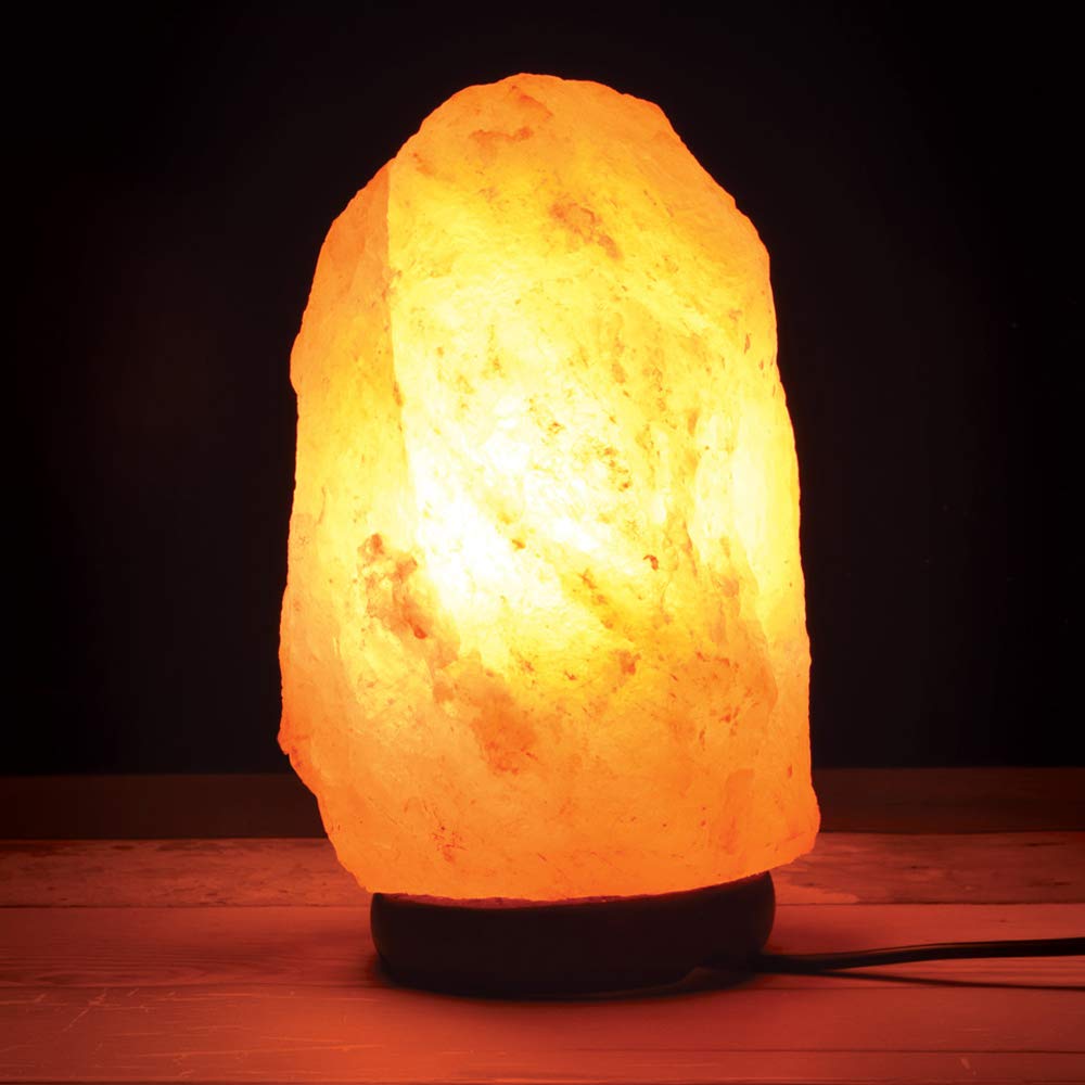 Lyyt - Lámpara de sal de roca del Himalaya regulable (2 a 3 kg)
