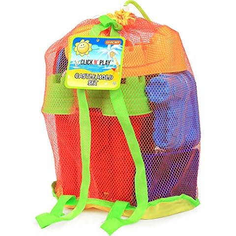 Click N' Play 13-Piece Beach Toys for Kids 3-10 Cover