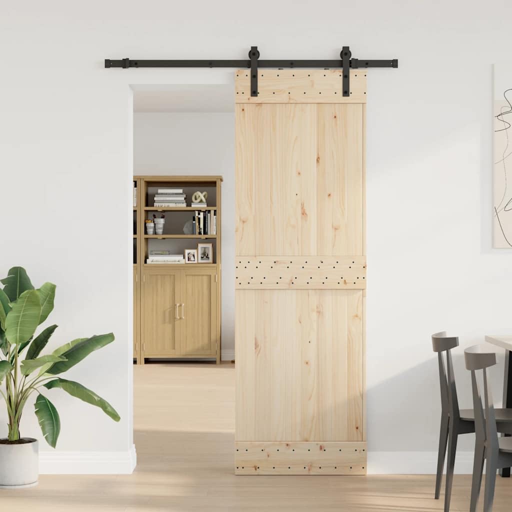 vidaXL Kit de quincaillerie de Porte coulissante 152,5 cm Acier Noir, quincaillerie de Porte coulissante, Galet de Porte coulissante, système de Porte coulissante