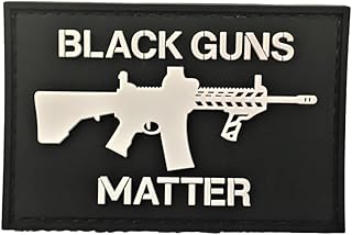 Black Guns Matter B W PVC Patch (Seal MARSOC Special Forces Green Beret) 776