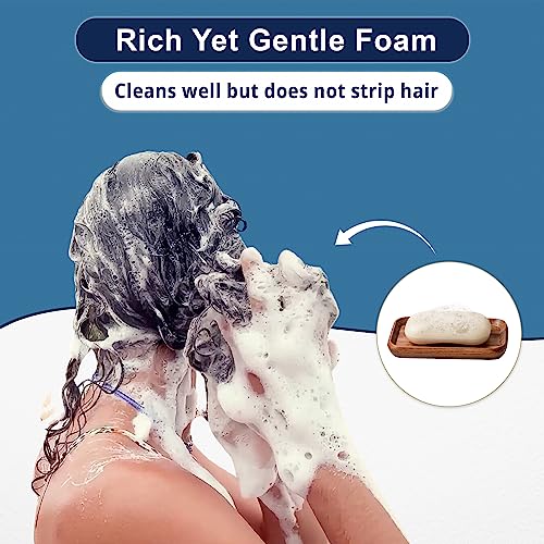 Pacific Spirit Shampoo Bar For Thin Hair With Argan Oil & Kiwi, Gentle Foam, Natural, Green, Sls Free, Sulfate Free, Soap-Free, Zero Waste, Vegan, 3.53 Oz #TOP3