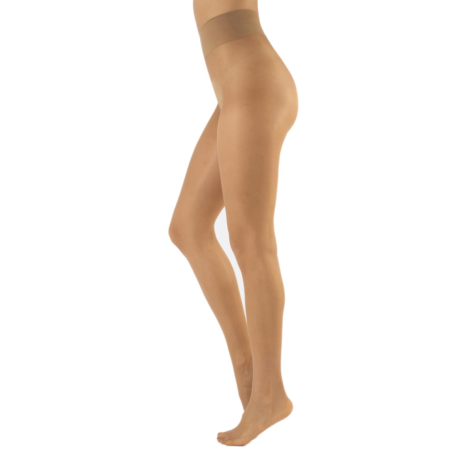 CALZITALY Transparente Feinstrumpfhose, Unsichtbare Strumpfhosen mit Komfortbund, S, M, L, XL, 20 DEN | Made in Italy
