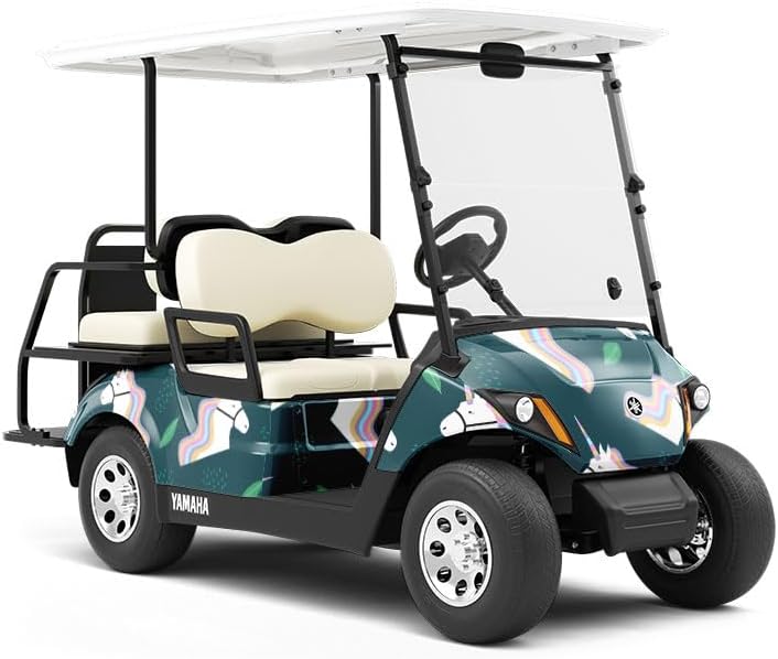 Rwraps Unicorn Leafy Corn Gloss Vinyl Film Wrap 59in x 18ft Vinyl Vehicle Car Film Sheet Roll