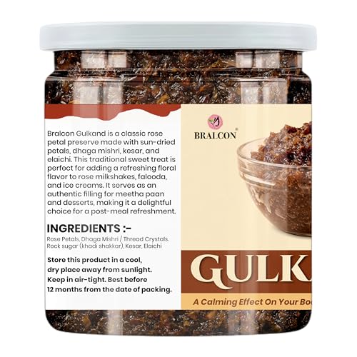 Image of BRALCON Natural Gulkand Rose Petal Jam - 400g