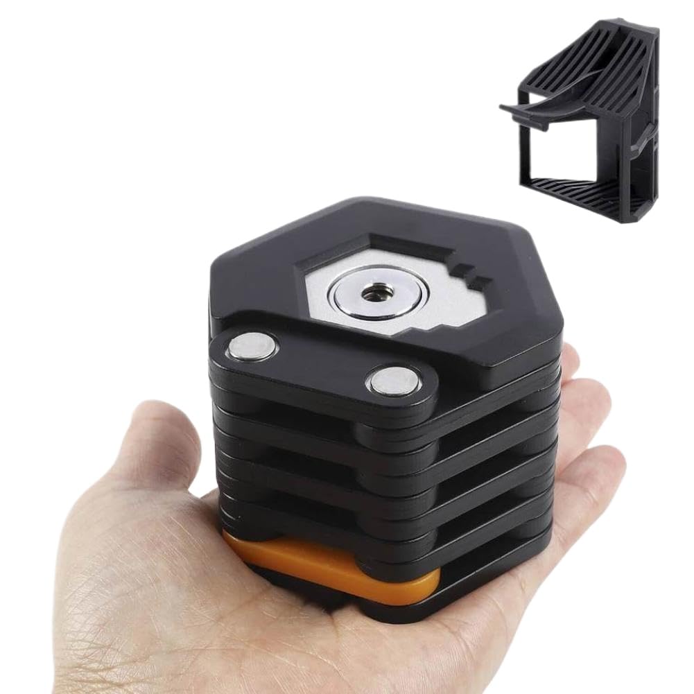 Candado plegable para bicicleta, cadena de seguridad de 85 cm con soporte de montaje y combinación de 3 dígitos, Compatible con bicicletas y E-