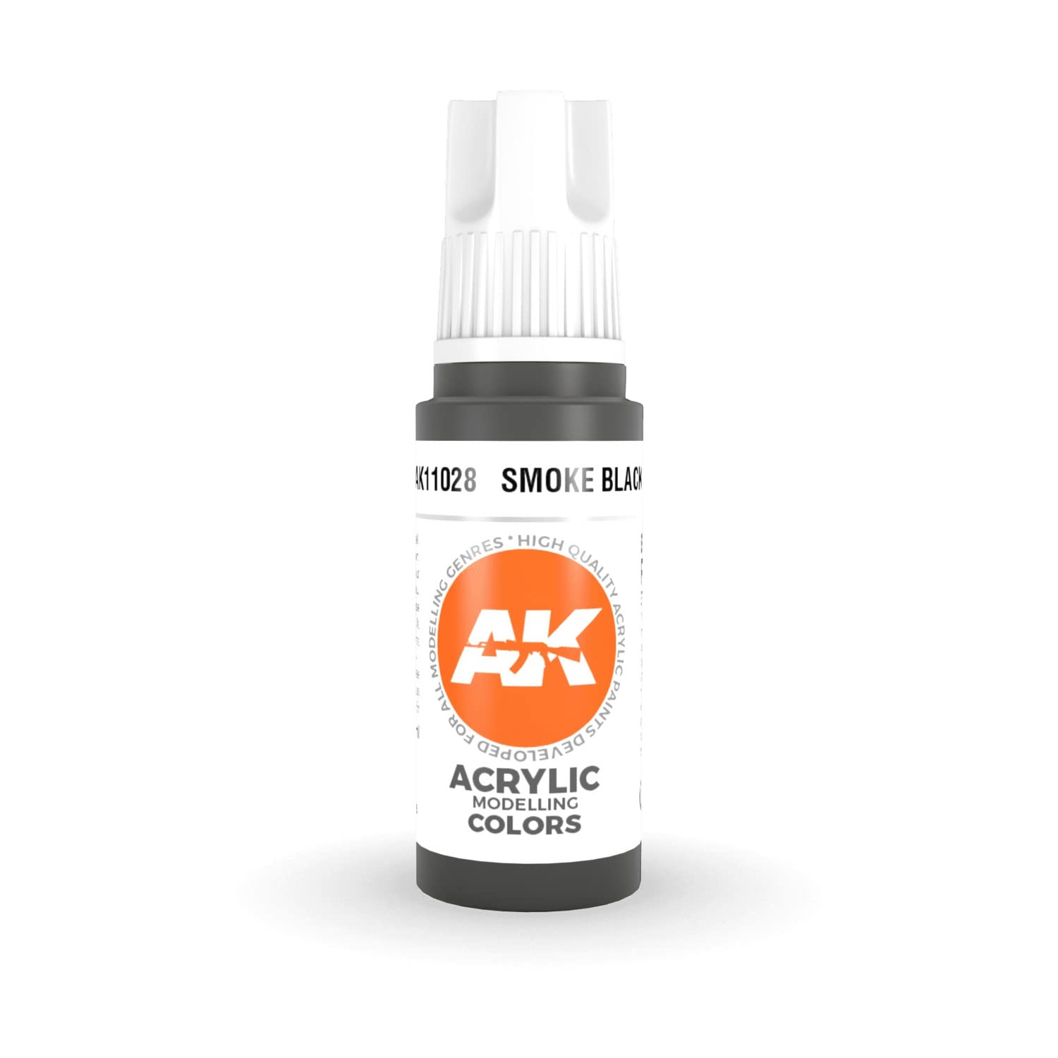 AK Interactive AK11028 - Smoke Black 17Ml - New