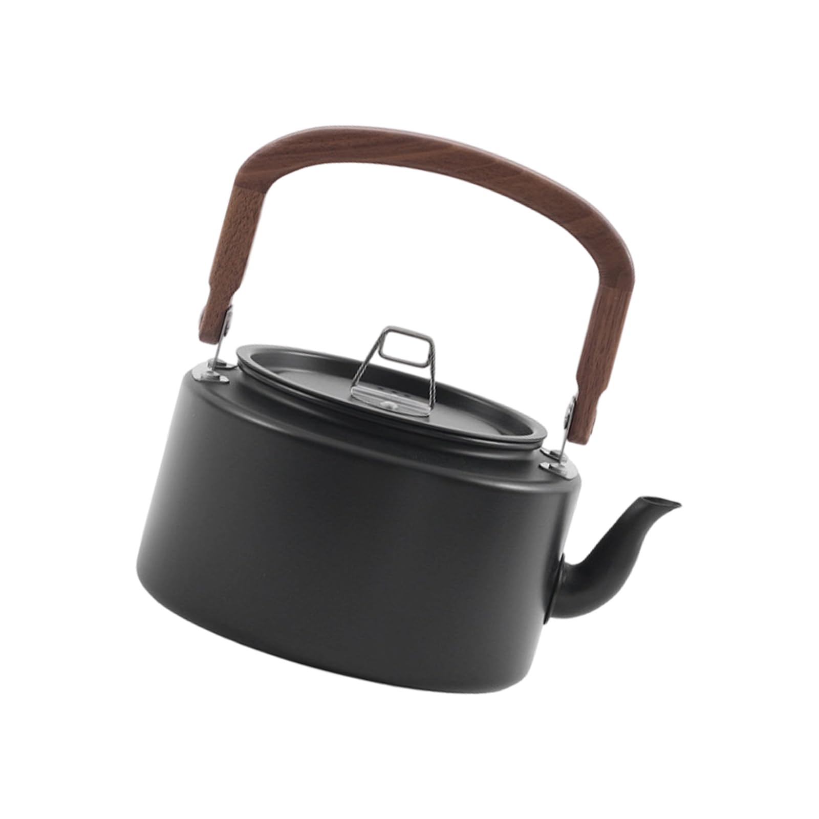 Théière de camping avec filtre amovible et poignée pliable gain de place