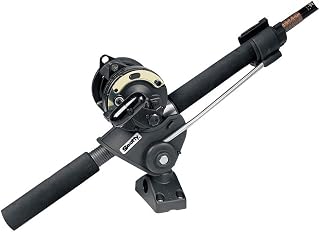 #240 Striker Rod Holder with 240 Side Deck Mount, Black, Small