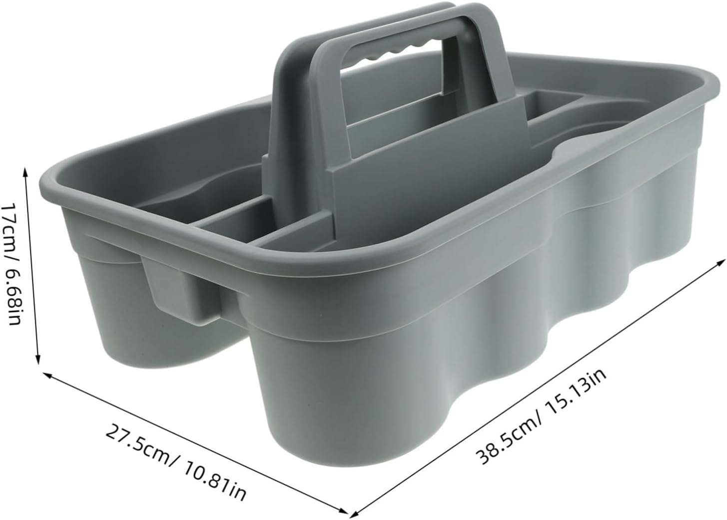 Cleaning Basket Handle Plastic Tool Tote for Car Wash Auto Detailing Supplies Portable Storage Organizer