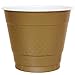 Hanna K. Signature Collection 100 Count Plastic Cup, 9-Ounce, Gold