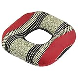 Traditionelle thailändische Muster schmücken das qualitativ hochwertige Nackenkissen