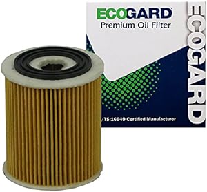 ECOGARD X5465 Premium Cartridge Engine Oil Filter for Conventional Oil Fits Mini Cooper 1.6L 2002-2008
