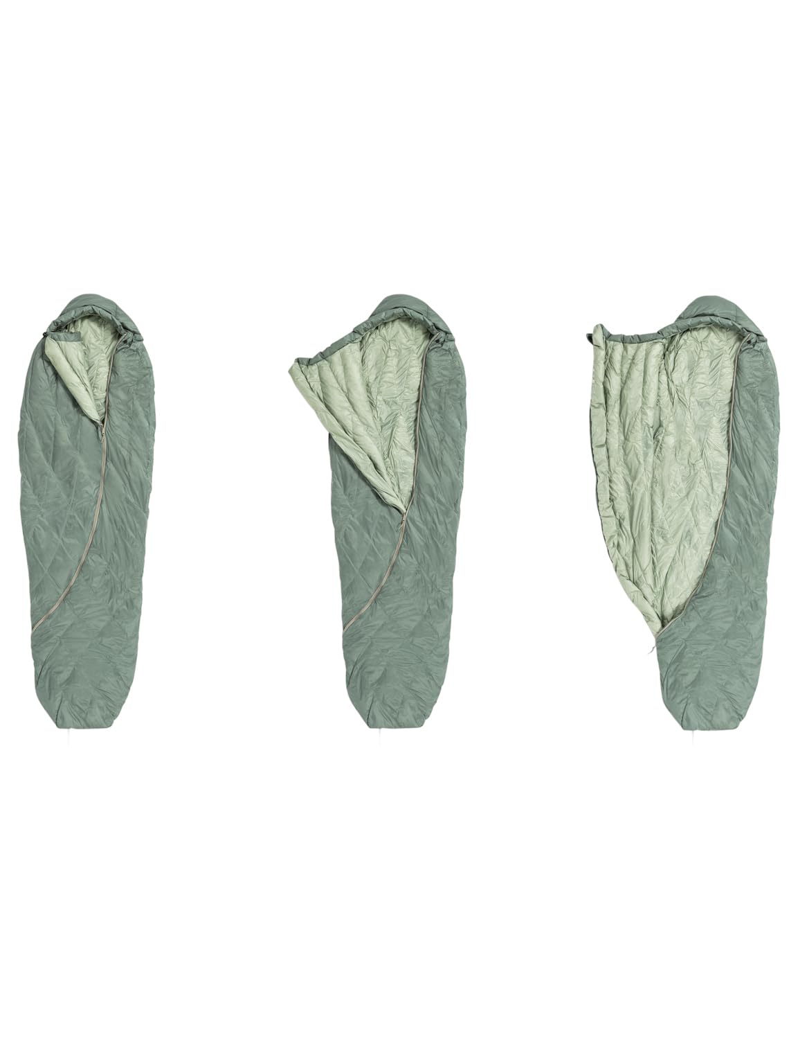 Jack Wolfskin Athmos Saco de Dormir Verde Talla única