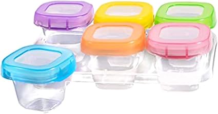 Amazon Crabitin フード収納容器 収納ボックス 離乳食保存容器 ミルクボックス ベビー用品 持ち運び 小分け 大容量 透明 健康 軽量 お出かけ 携帯便利 可愛い 赤ちゃん ベビー 離乳食保存容器 ベビー マタニティ 通販