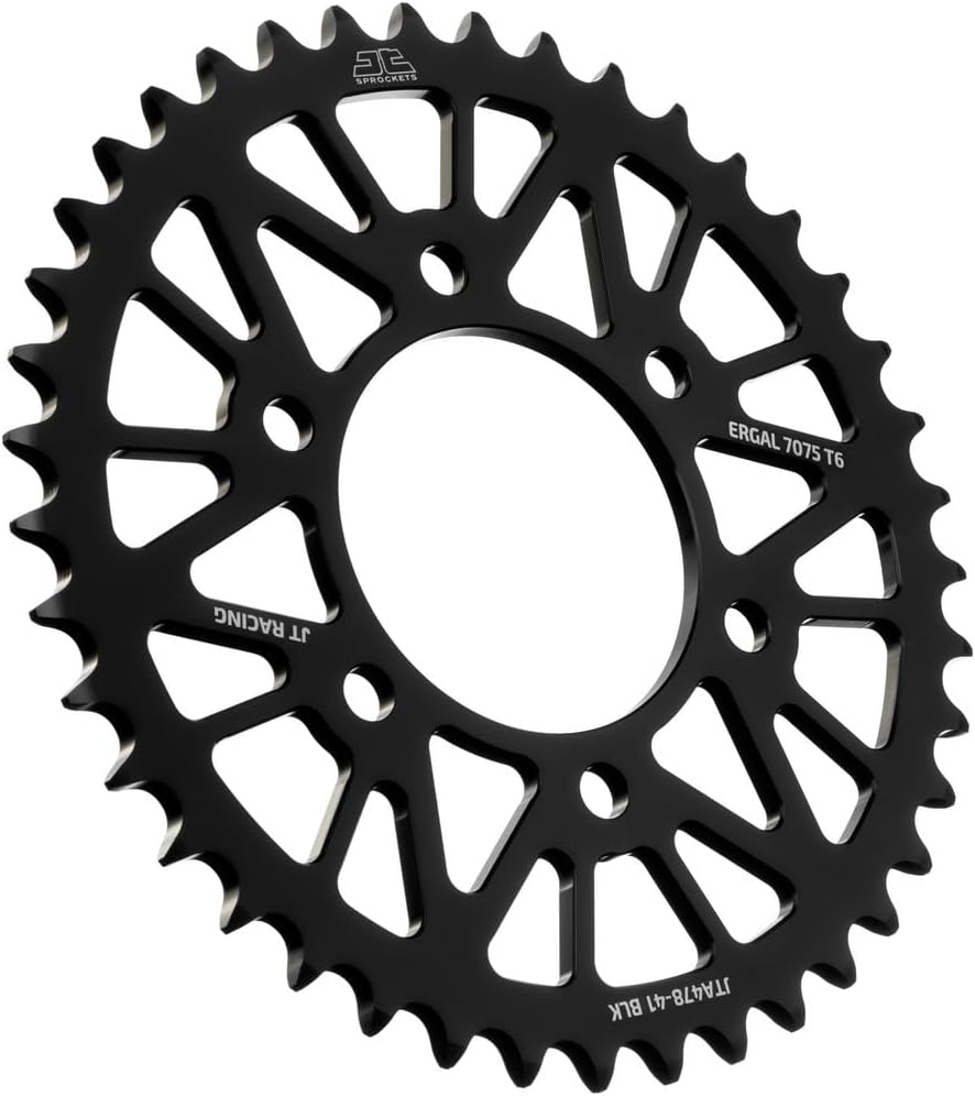 JT Sprockets JTA478.47BLK 47 Tooth Black Racelite Anodized Aluminum 7075 T6 Rear Sprocket